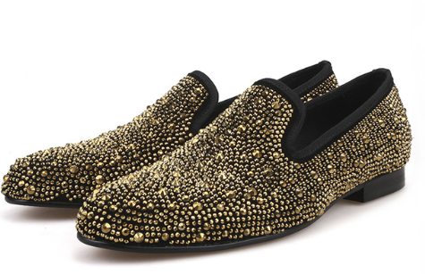 Zwart gouden diamant  Lefu schoenen - Premium Loafers from My Store - Just €280.79! Shop now at KIYOO Royal Brand