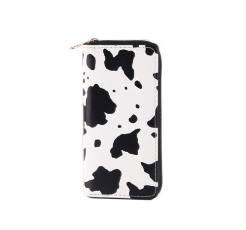 Cow Pattern Ladies Wallet PU Long Zipper - Premium Portemennees from My Store - Just €15.73! Shop now at KIYOO Royal Brand