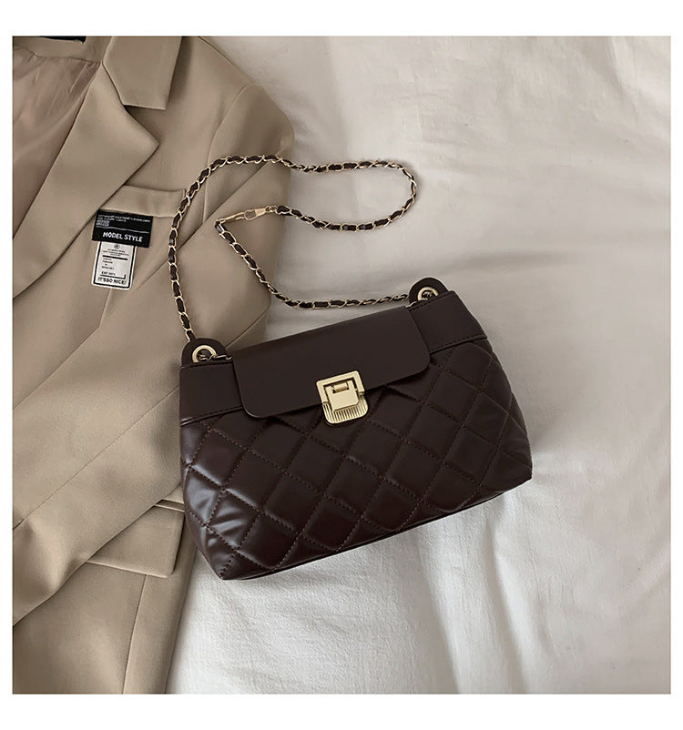 Diamond Chain Crossbody Bag Shoulder Commuter - Premium Damestas from My Store - Just €20.51! Shop now at KIYOO Royal Brand