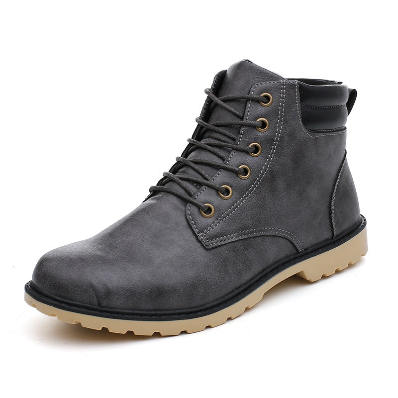 Martin boots men's boots casual leather boots outdoor tooling - Premium Boots from My Store - Just €48.57! Shop now at KIYOO Royal Brand