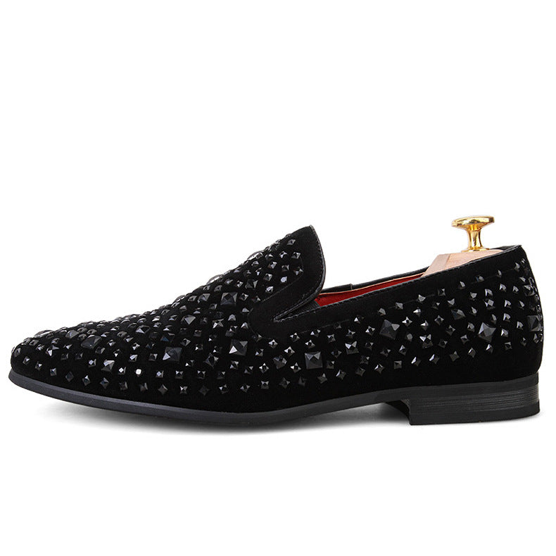 zwarte spikes strassen schoenen - Premium Loafers from My Store - Just €158.54! Shop now at KIYOO Royal Brand