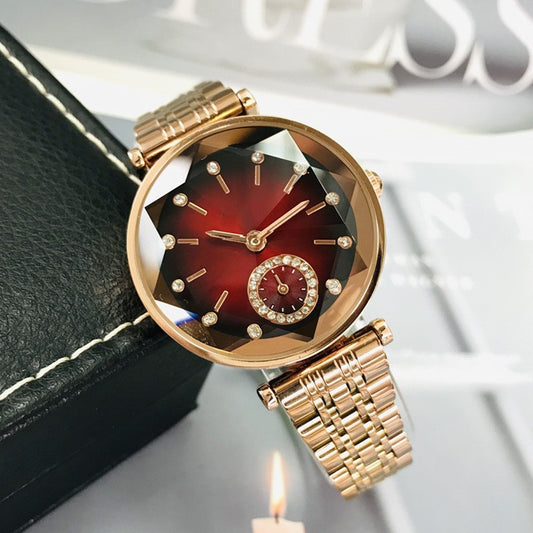 Women's Diamond Sparkling Temperament Quartz Watch - Premium Dames Horloges from My Store - Just €72.41! Shop now at KIYOO Royal Brand