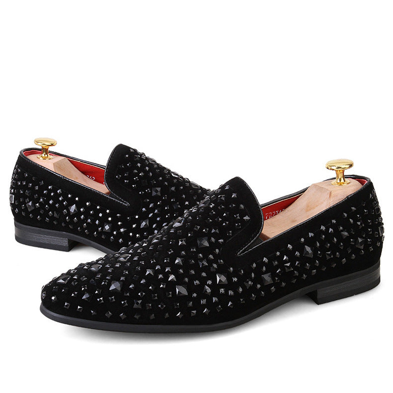 zwarte spikes strassen schoenen - Premium Loafers from My Store - Just €158.54! Shop now at KIYOO Royal Brand