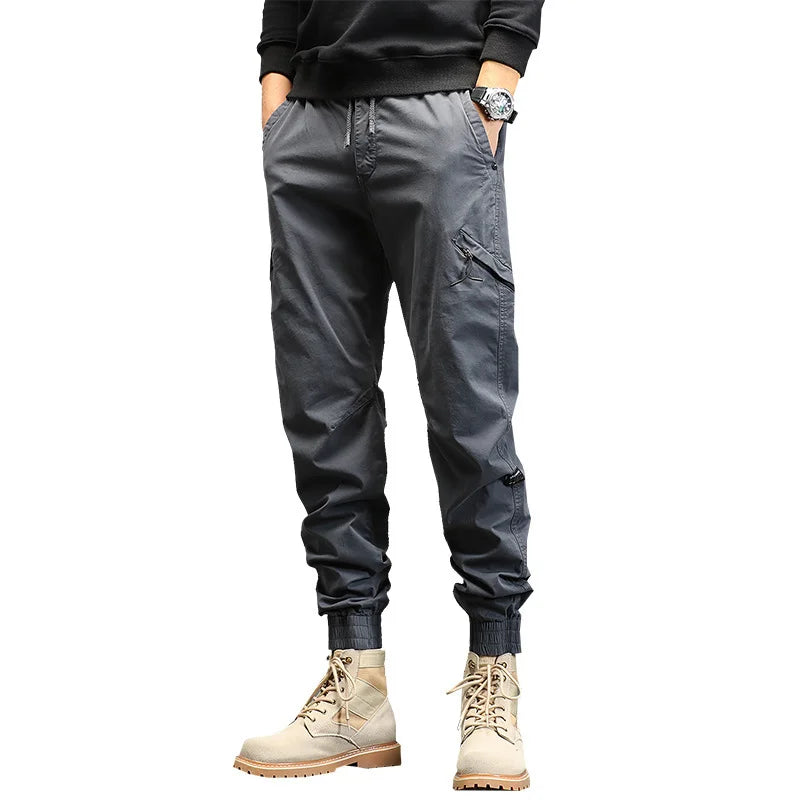 Casual broek met meerdere zakken - Premium  from KIYOO Royal Brand - Just €57.85! Shop now at KIYOO Royal Brand