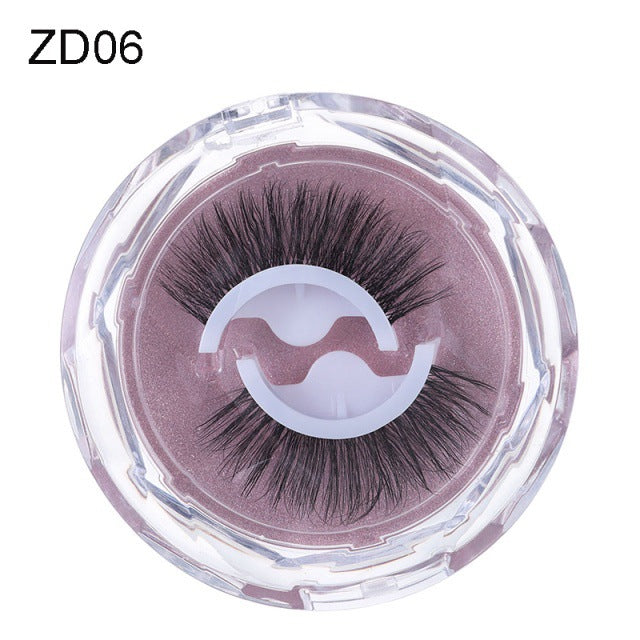 Self-adhesive Reusable Glue-free Eye Lashes With Natural Curl - Premium Cosmetica from My Store - Just €11.43! Shop now at KIYOO Royal Brand