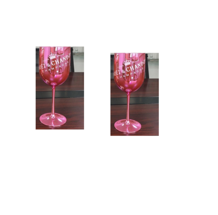 Plastic champagne glass