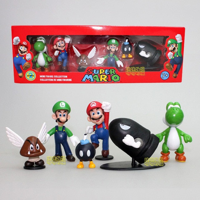 Super Mario Bros PVC Action Figure Toys - Premium  from My Store - Just €32.20! Shop now at KIYOO Royal Brand