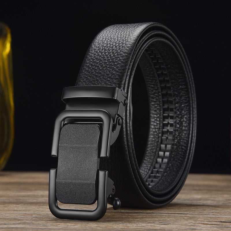 Men's Leisure Middle-aged Youth Business Automatic Buckle Belt - Premium Riemen from My Store - Just €16.12! Shop now at KIYOO Royal Brand