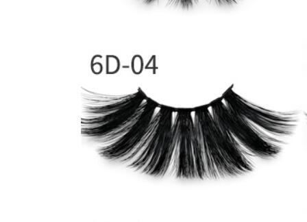 Nethong 25mm mink 6D three-dimensional messy cross-eye lashes