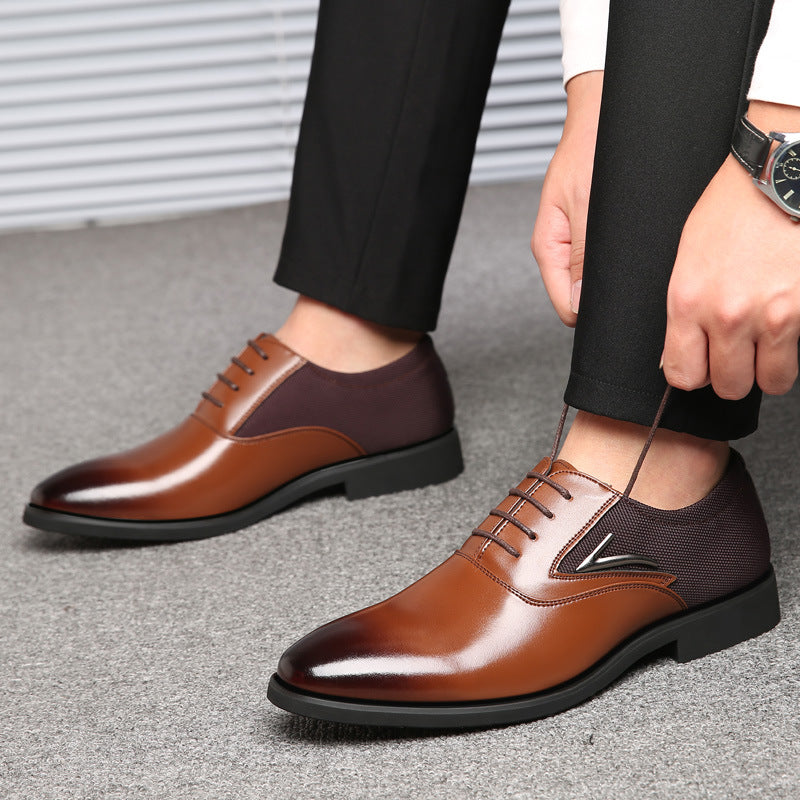 Men's large size business casual shoes British fashion men's shoes - Premium veterschoenen from My Store - Just €72.72! Shop now at KIYOO Royal Brand