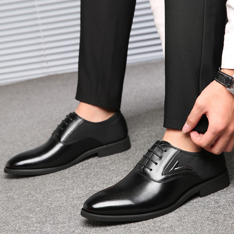 Men's large size business casual shoes British fashion men's shoes - Premium veterschoenen from My Store - Just €72.72! Shop now at KIYOO Royal Brand