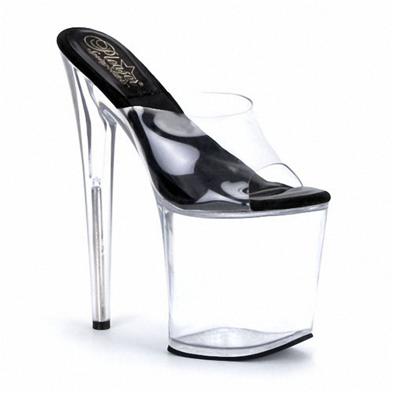 Transparent crystal high heels - Premium Hakken from My Store - Just €155.67! Shop now at KIYOO Royal Brand