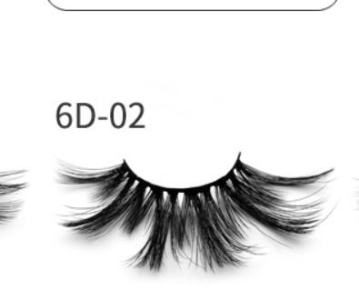 Nethong 25mm mink 6D three-dimensional messy cross-eye lashes