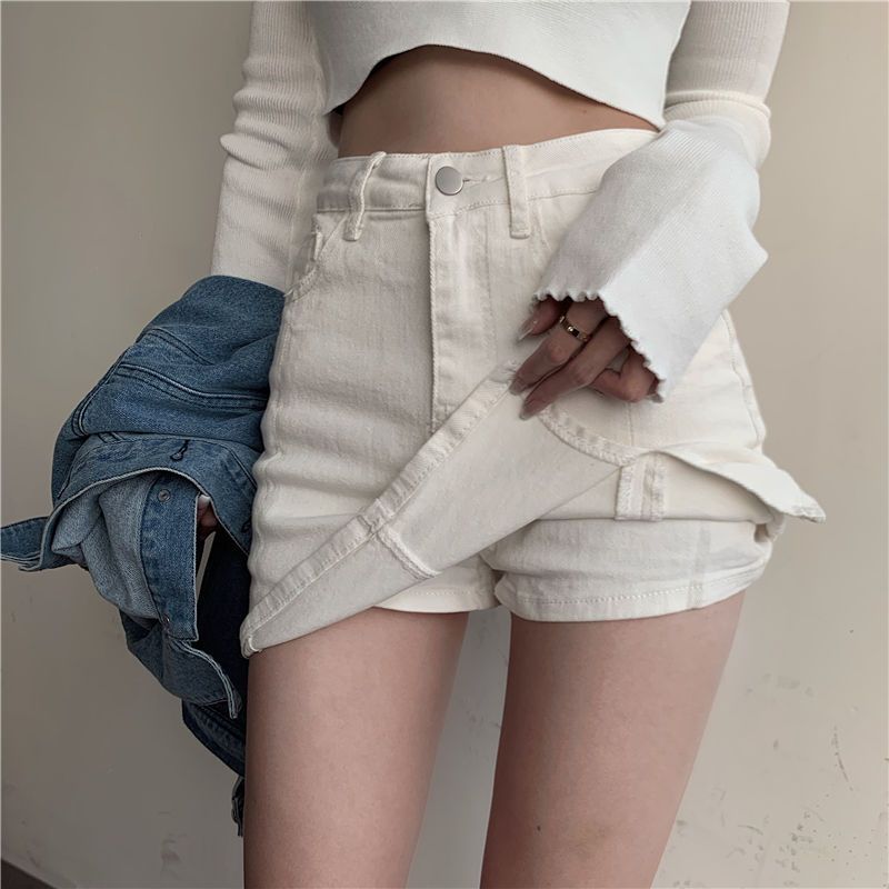 Split High Waisted Slim Denim Skirt - Premium Rokken from My Store - Just €32.12! Shop now at KIYOO Royal Brand