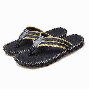 Flip-toe sandals non-slip flat breathable beach shoes