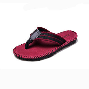 Flip-toe sandals non-slip flat breathable beach shoes