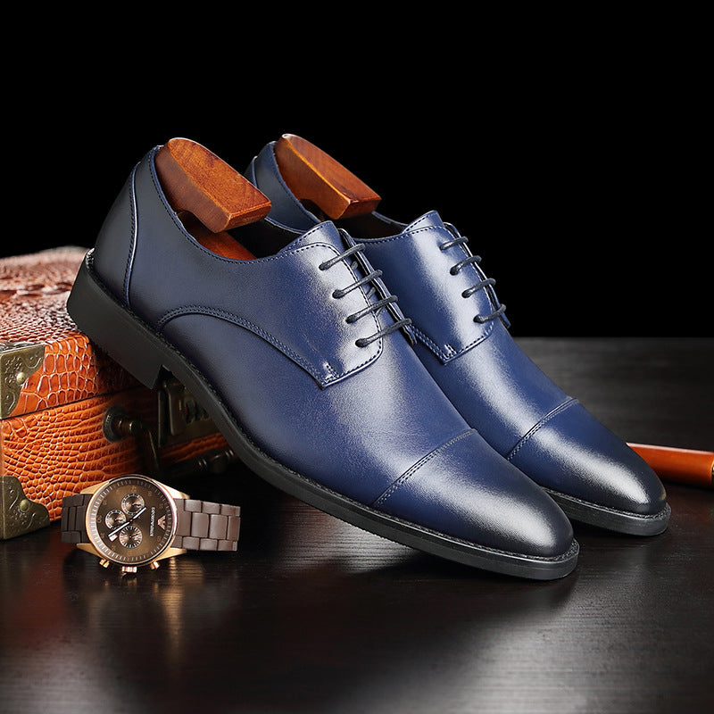 British style business shoes for men - Premium veterschoenen from My Store - Just €68.63! Shop now at KIYOO Royal Brand