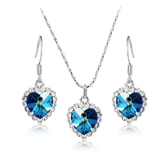 Ocean Star Necklace and Earring Set - Premium dames sieraden from My Store - Just €32.97! Shop now at KIYOO Royal Brand