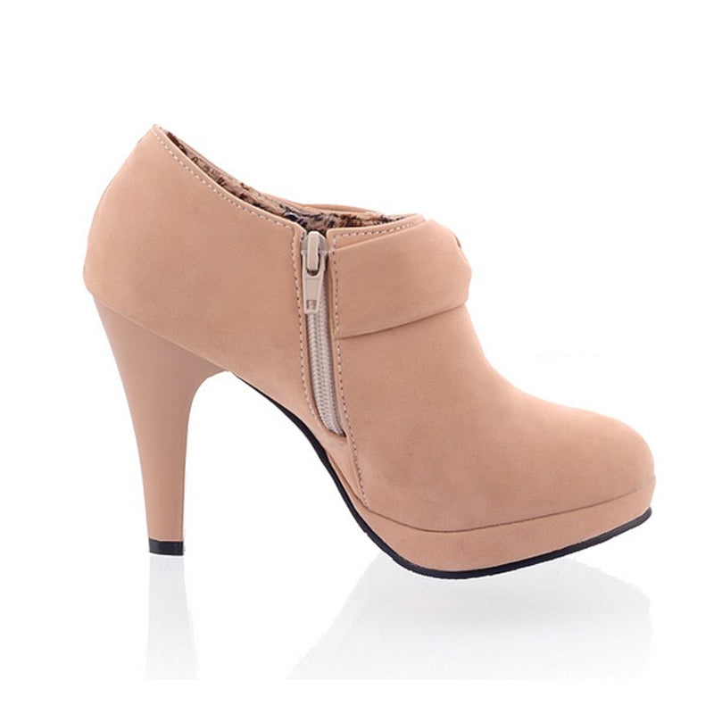 Round toe high heels - Premium Hakken from My Store - Just €36.27! Shop now at KIYOO Royal Brand