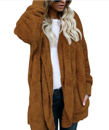 Women's Plush Warm Cotton Coat - Premium Dames Jassen from My Store - Just €27.76! Shop now at KIYOO Royal Brand