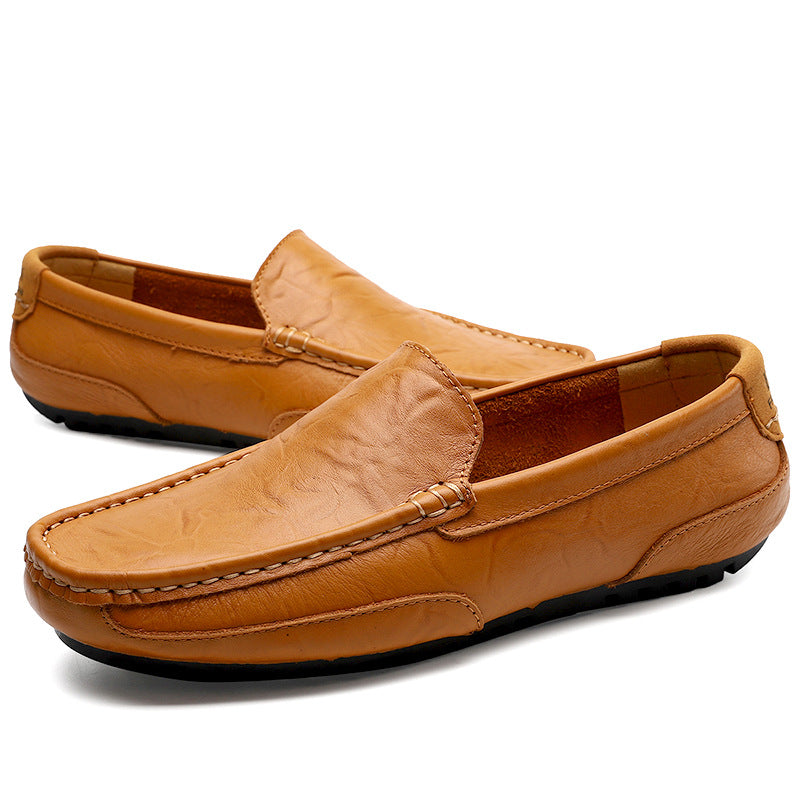 Men's Large Soft Sole Lazy Summer Beans Shoes - Premium Loafers from My Store - Just €47.30! Shop now at KIYOO Royal Brand