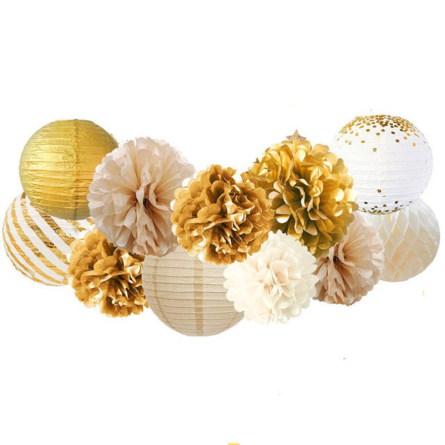 Party Pom Poms Lantaarn - Premium  from My Store - Just €34.04! Shop now at KIYOO Royal Brand