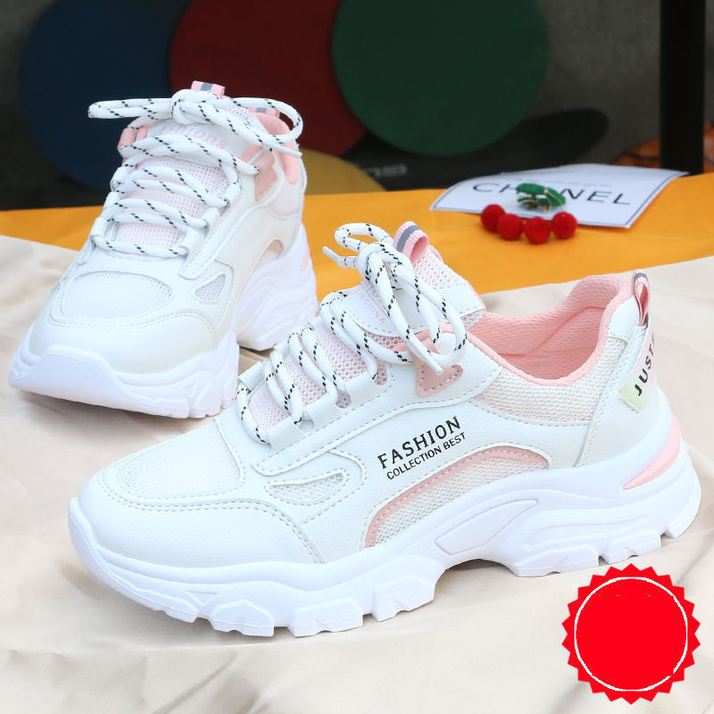 Student Breathable Platform Casual Sneakers - Premium Dames sportschoenen from My Store - Just €43.31! Shop now at KIYOO Royal Brand