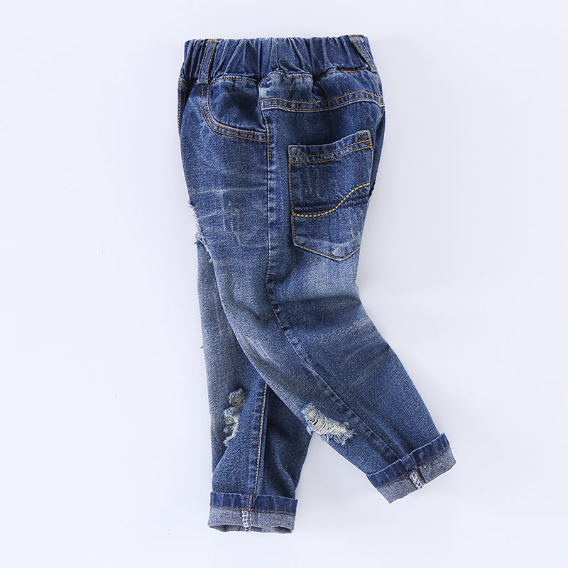 Ripped children's jeans - Premium Jongens broeken from My Store - Just €24.25! Shop now at KIYOO Royal Brand