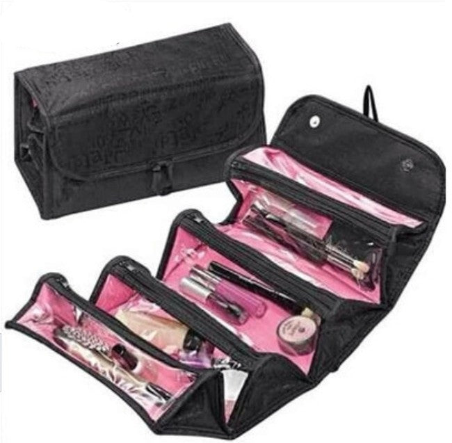 Cosmetic Bag Makeup Tools Bag Fashion Female Makeup Hanging Loop Women Toiletries Case Jewelry Organizer Zipped Compartment - Premium Cosmetica from My Store - Just €14.05! Shop now at KIYOO Royal Brand