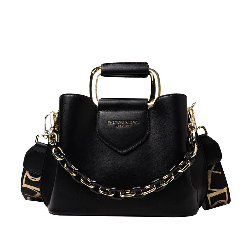 Trendy Bucket Fashionable Simple Shoulder Female Chain Commuter Hand-carrying Bag - Premium Damestas from My Store - Just €43.15! Shop now at KIYOO Royal Brand