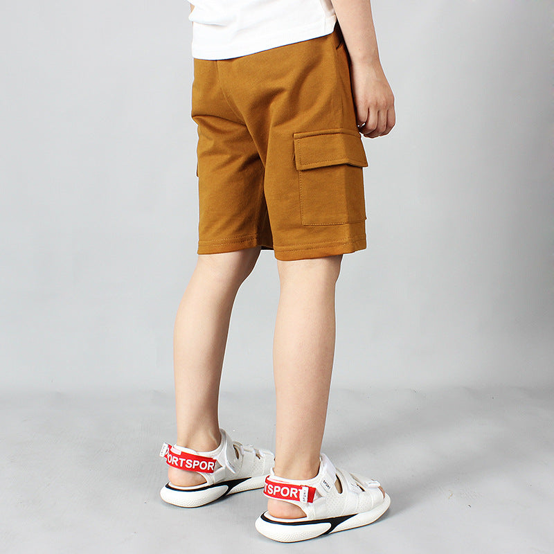 Summer New Boys' Cotton Casual Overalls Shorts - Premium Jongens broeken from My Store - Just €28.65! Shop now at KIYOO Royal Brand