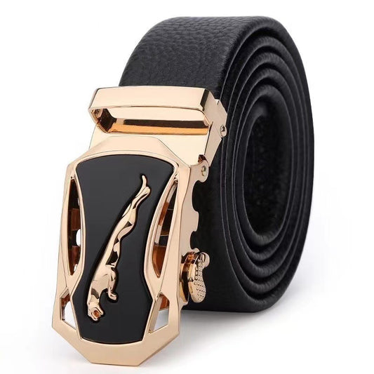 Men's Leather Belt Casual All-matching Comfort Click - Premium Riemen from My Store - Just €9.95! Shop now at KIYOO Royal Brand