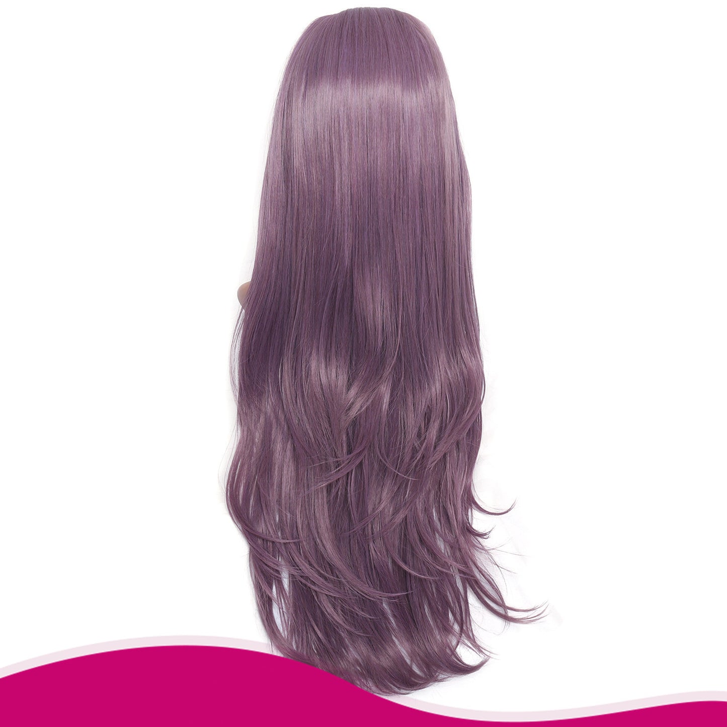 Purple curly hair - Premium Pruiken/Waves from My Store - Just €65.85! Shop now at KIYOO Royal Brand