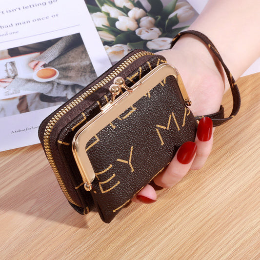 Wallet Women's Fashion Wrist Strap Short - Premium Portemennees from My Store - Just €14.79! Shop now at KIYOO Royal Brand