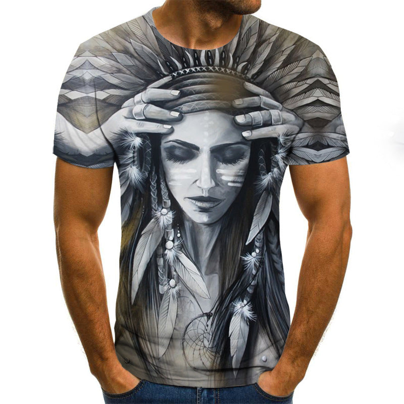 Bedrukte 3D T-shirt - Premium T-shirts/Hemden from My Store - Just €13.29! Shop now at KIYOO Royal Brand