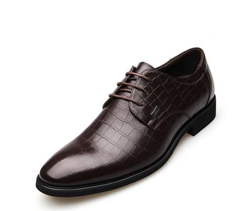 Genuine Leather Men Dress Shoes - Premium veterschoenen from My Store - Just €91.59! Shop now at KIYOO Royal Brand