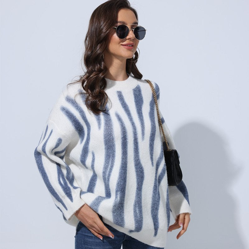 Lazy Style Sweater Women Print Pullover - Premium Truien & Vesten from My Store - Just €45.14! Shop now at KIYOO Royal Brand