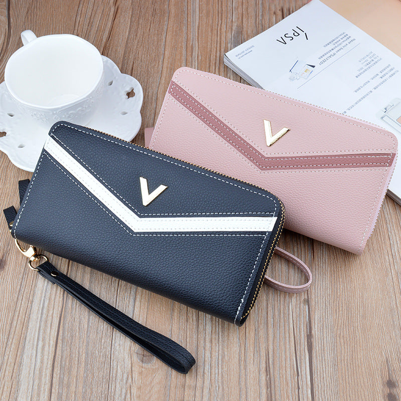 New Wallet Women's Long Double Zip Clutch - Premium Portemennees from My Store - Just €19.87! Shop now at KIYOO Royal Brand