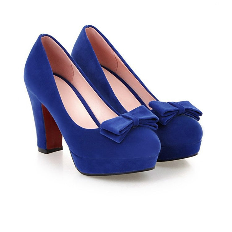 Platform bow high heels - Premium Hakken from My Store - Just €47.23! Shop now at KIYOO Royal Brand