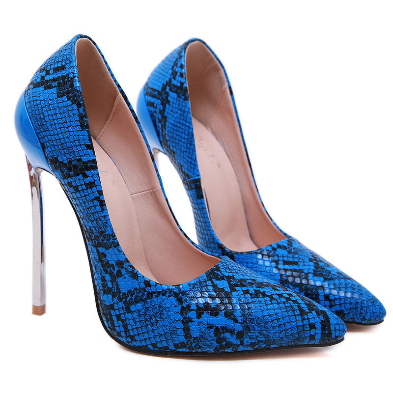 Snake print high heels - Premium Hakken from My Store - Just €49.82! Shop now at KIYOO Royal Brand