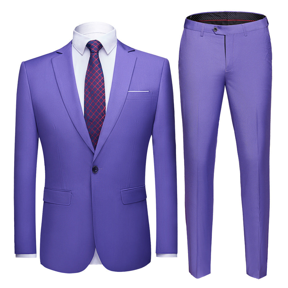 Men s Business Suits Wedding Dress Suit Set - Premium Pakken & Stropdassen from My Store - Just €115.05! Shop now at KIYOO Royal Brand