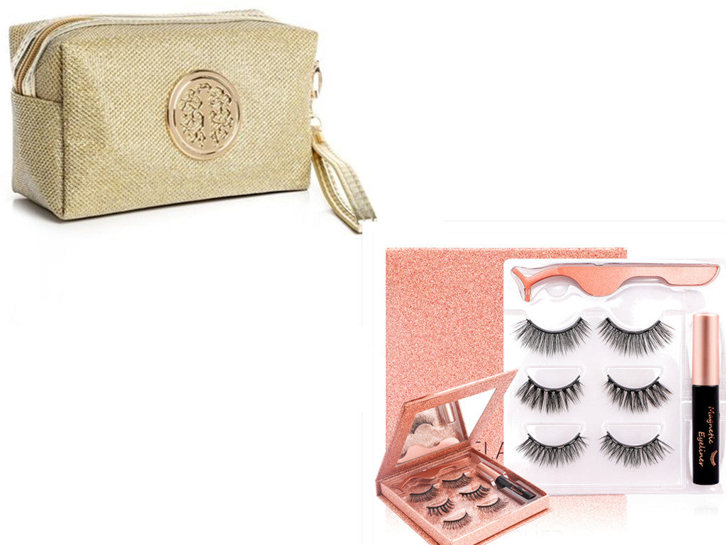 No Glue Waterproof Magnetic Lashes Eyeliner Magnetic Kit - Premium Cosmetica from My Store - Just €65.92! Shop now at KIYOO Royal Brand