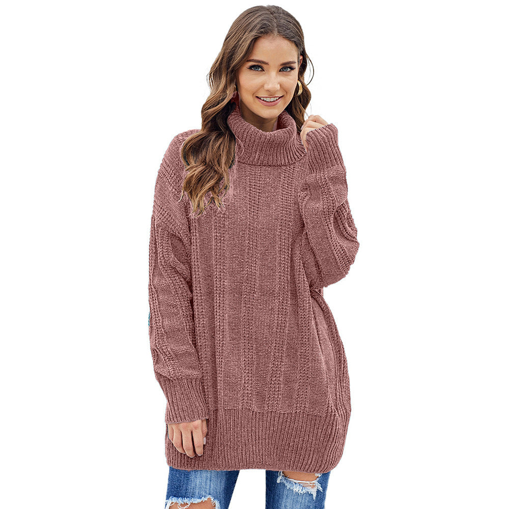 Turtleneck pullover long sleeve sweater women - Premium Truien & Vesten from My Store - Just €63.28! Shop now at KIYOO Royal Brand