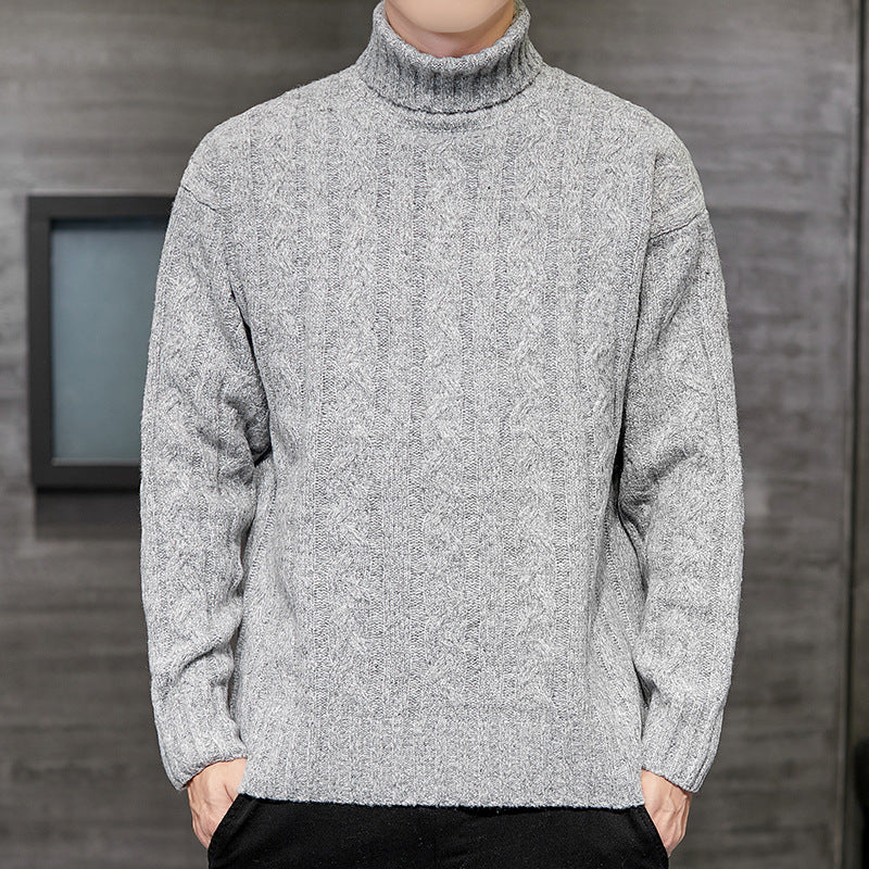 Loose High Neck Men Sweater Thickening - Premium Truien & Sweaters from My Store - Just €33.65! Shop now at KIYOO Royal Brand