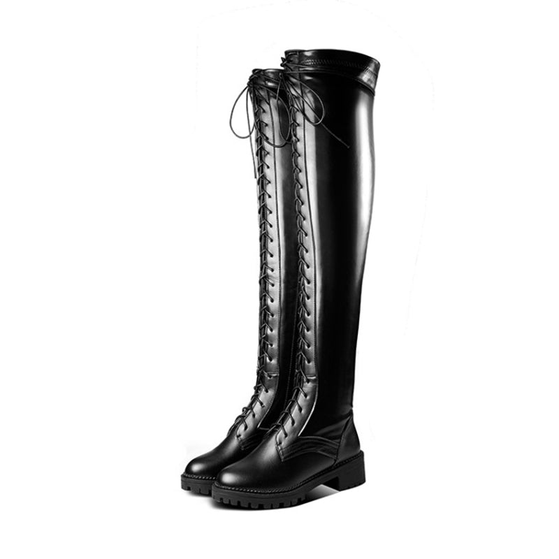 Fashion Knee-length Women's Boots - Premium Dames laarzen from My Store - Just €113.74! Shop now at KIYOO Royal Brand