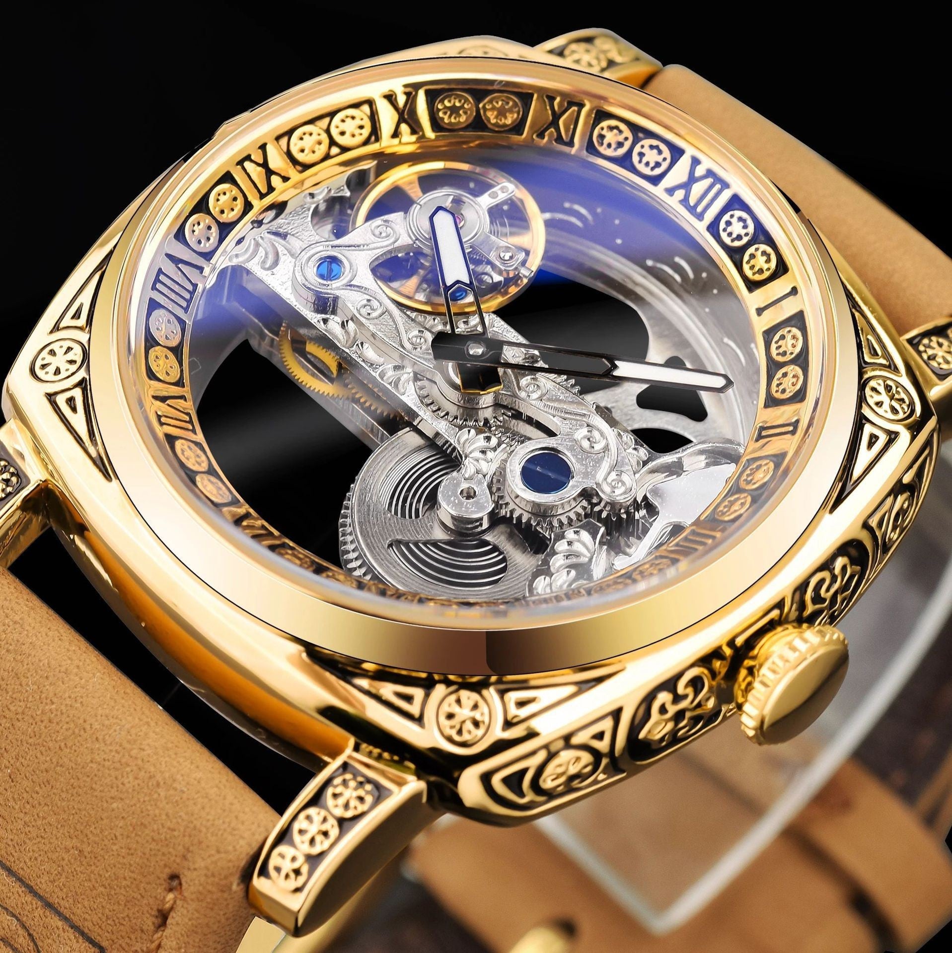 Hollow Out Automatic Mechanical Watch - Premium Watches from My Store - Just €97.37! Shop now at KIYOO Royal Brand