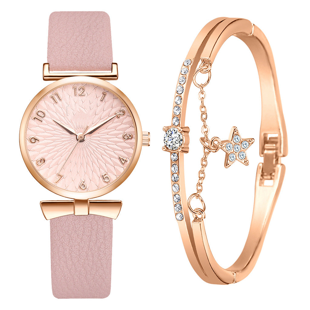 Women's Fashion Quartz Pu Strap Simple Fashion Watch Women's Watch Wholesale