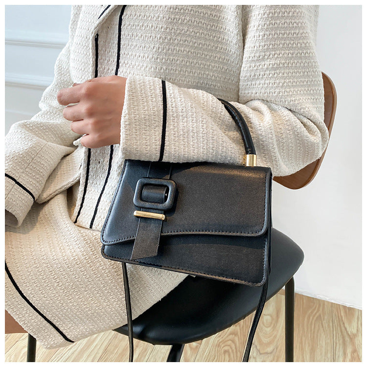 Korean Style Simple Fashion Shoulder Textured Small Square Bag - Premium Damestas from My Store - Just €20.89! Shop now at KIYOO Royal Brand