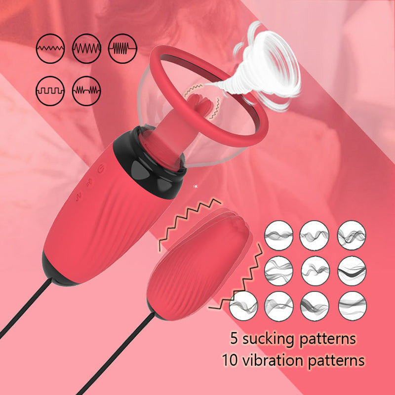 New Multi Frequency Sucking Vibration Breast Sucking Massager - Premium sextoys from My Store - Just €104.85! Shop now at KIYOO Royal Brand