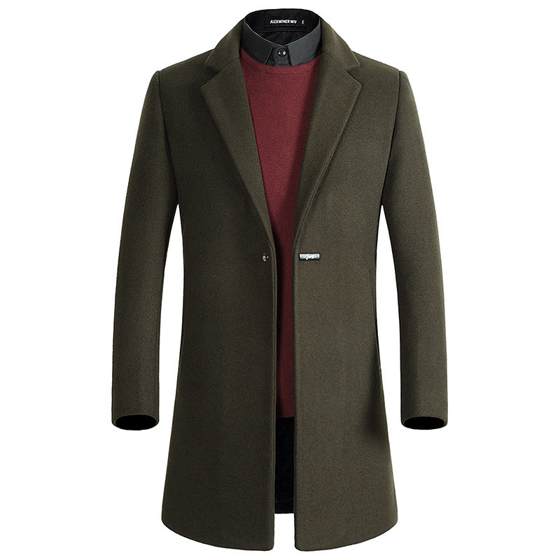 Men's Casual Thick Slim Coat